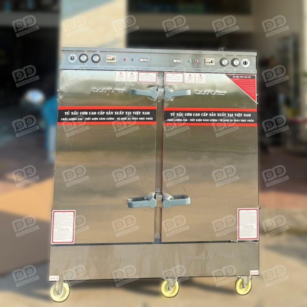 Tủ hấp đa năng 24khay dùng điện có hẹn giờ