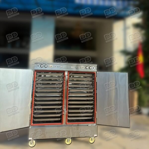 Tủ hấp đa năng 24khay dùng điện có hẹn giờ