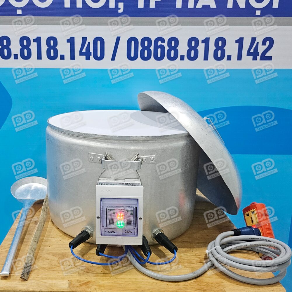 Nồi tráng bánh cuốn dùng điện mẫu mới gọn đẹp