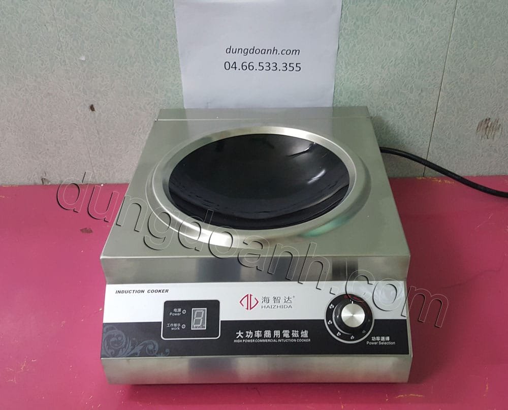 Bếp từ công nghiệp mặt lõm Haizhida 5kw