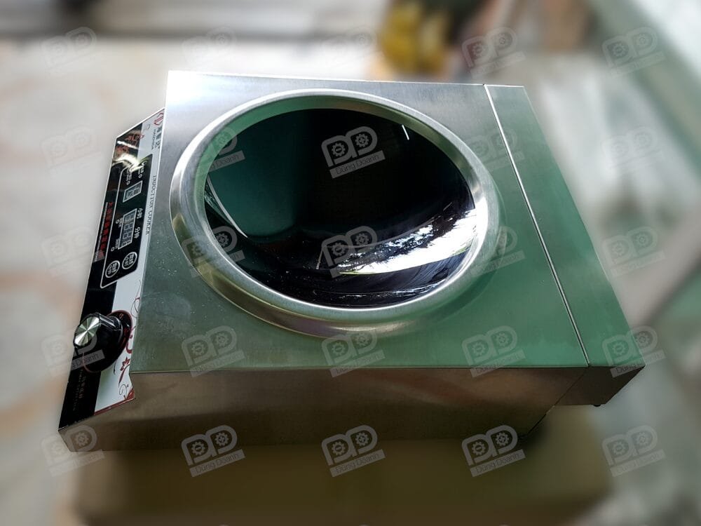 Mặt bên bếp với chất liệu thép chống gỉ