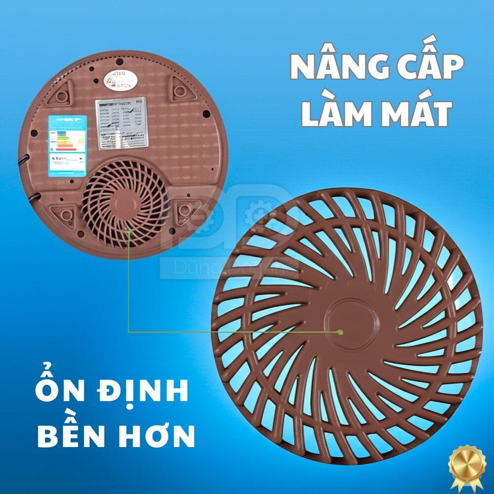 Nâng cấp quạt làm mát ổn định hơn và bền hơn