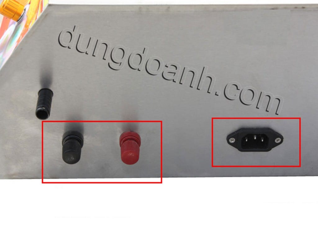Máy làm kẹo bông di động và bắp rang bơ 2 trong 1 9 Sử dụng điện ac quy 12V hoặc điên 220V