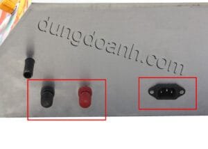 Sử dụng điện ac quy 12V hoặc điên 220V
