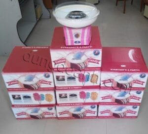 Máy lam kẹo bông mini dùng điện