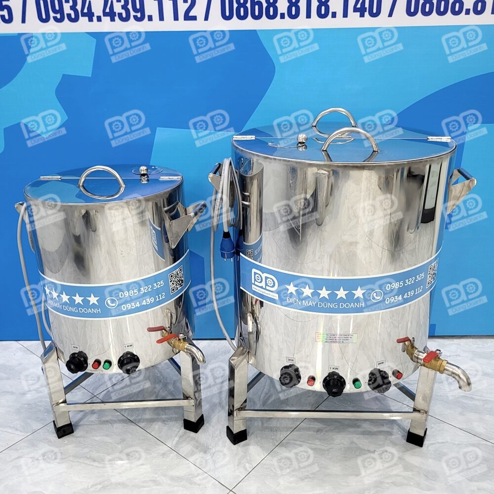 Nồi Phở 100L Đặt Cạnh Nồi Phở 40L