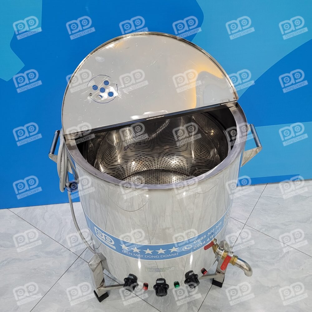 Nắp Nồi 100L Cắt Đôi Dễ Dàng Thao Tác