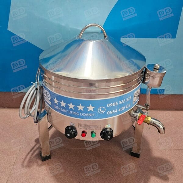 Nồi tráng bánh cuốn Inox 2 lớp dùng điện 9 Nồi tráng bánh cuốn điện Dũng Doanh bền đẹp