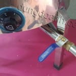 Nồi tráng bánh cuốn Inox 2 lớp dùng điện 28 Van xả đáy