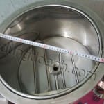 Nồi tráng bánh cuốn Inox 2 lớp dùng điện 27 Đường kính lòng nồi 40 cm