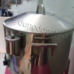 Nồi tráng bánh cuốn Inox 2 lớp dùng điện 25 Nắp vung nồi
