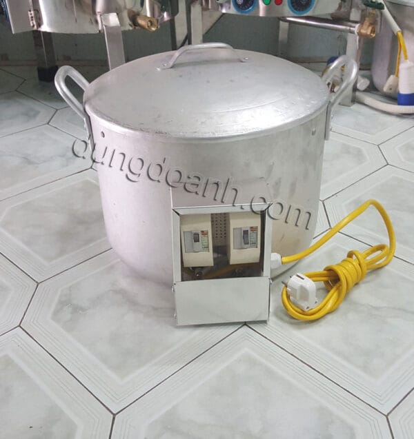 Nồi tráng bánh cuốn nhôm dùng điện 30 lít