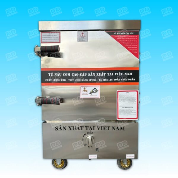 Tủ nấu cơm gas 6 khay là giải pháp nấu hấp đa năng, bền bỉ, được thiết kế chuyên dụng cho các nhà hàng, quán ăn và bếp tập thể