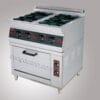 Bếp Âu 4 họng kèm lò nướng