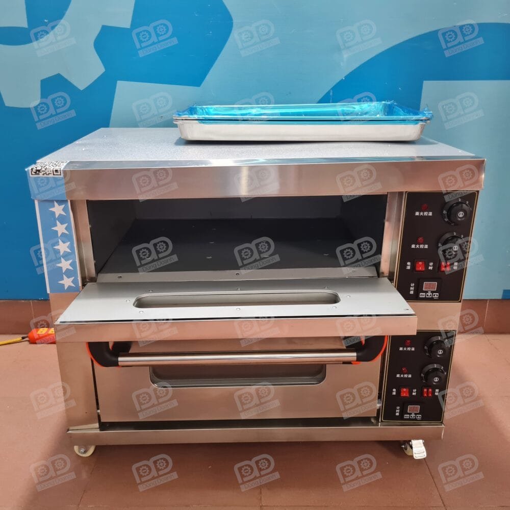 Tầng trên lò nướng bánh 2 tầng