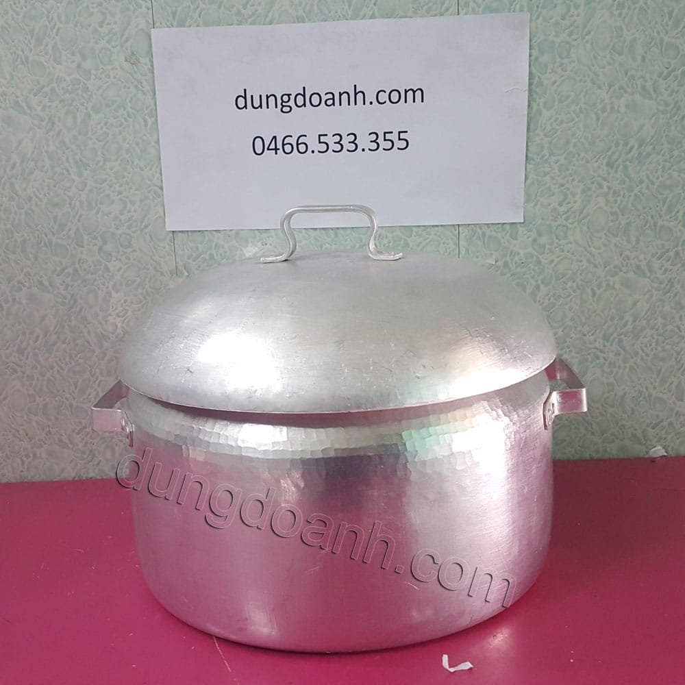 Nồi tráng bánh cuốn nhôm truyền nhiệt tốt ô xít nhôm siêu bền