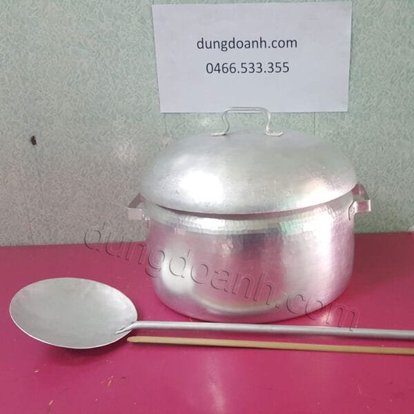 Nồi tráng bánh cuốn nhôm truyền thống