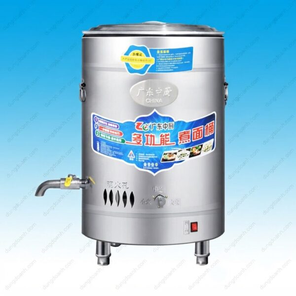 Nồi Nấu Mì Thương Mại 170L Gas (Ống Vuông)