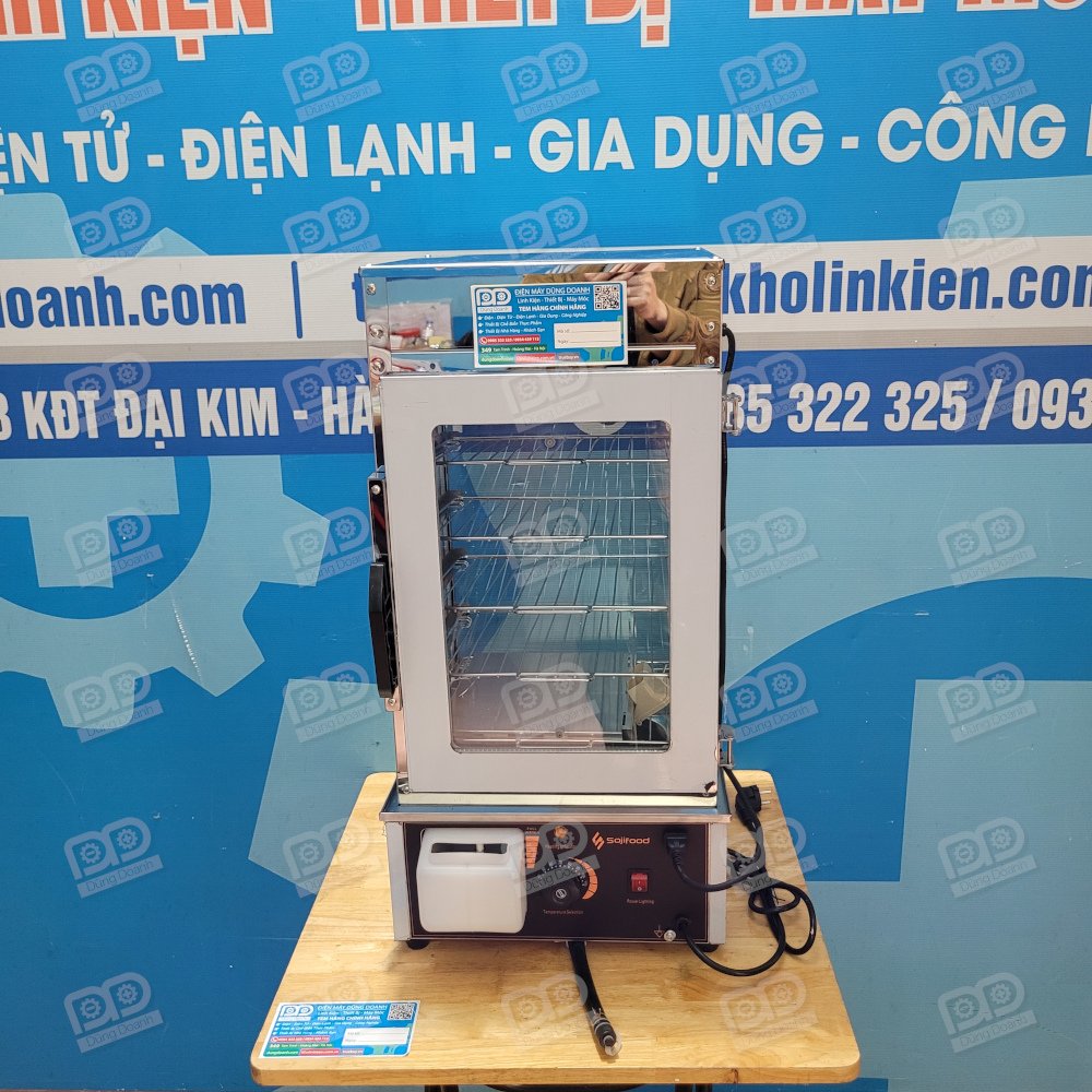 Tủ hấp và trưng bày bánh bao mini Dũng Doanh