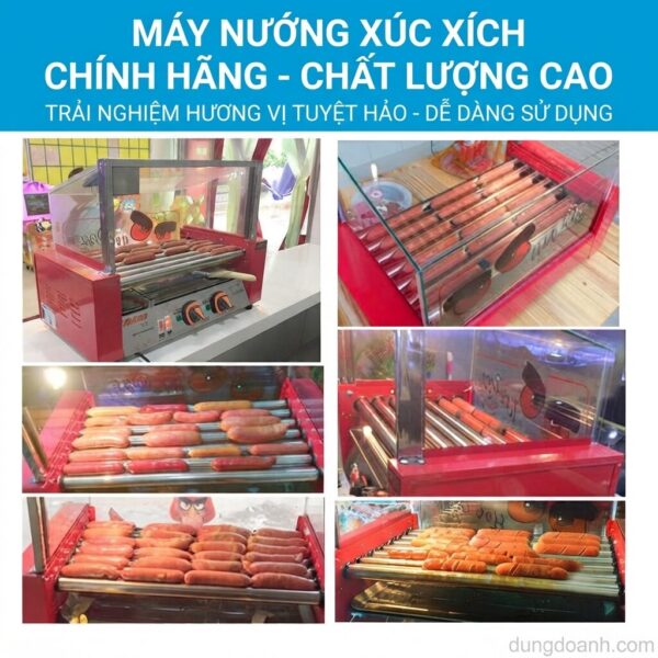 Máy nướng xúc xích chính hãng chất lượng cao