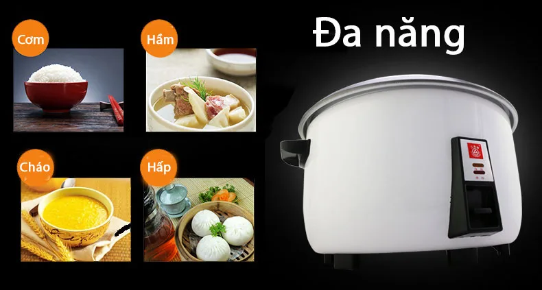 Sử dụng như nồi đa năng công nghiệp