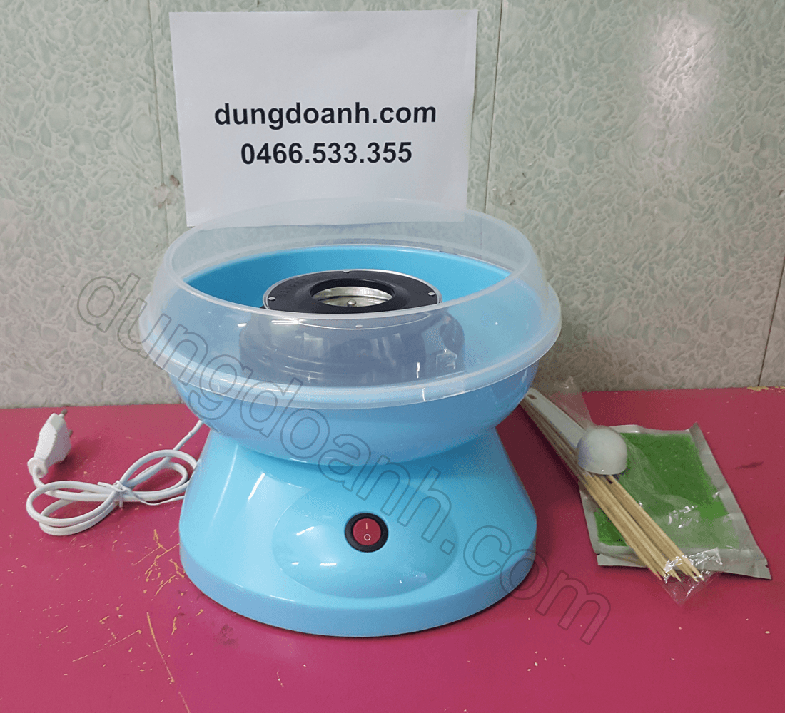 Máy làm kẹo bông mini 2 Máy làm kẹo bông mini dùng điện