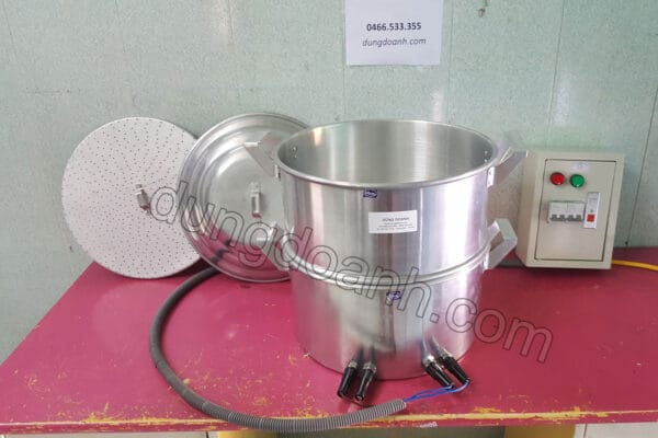 Nồi đồ xôi bằng điện 5-7-10-15-20 kg gạo 9 Bộ nồi hấp xôi dùng điện