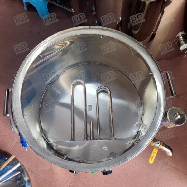 Nồi tráng bánh cuốn inox đường kính 50cm 10 Hai sợi đốt công suất cao bền bỉ