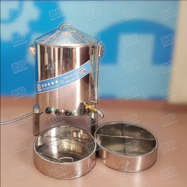 Nồi đồ xôi dùng điện 2 tầng 8 ngăn