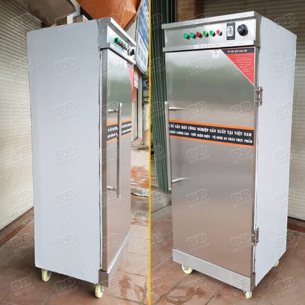 Mặt bên tủ sấy inox 1 cánh