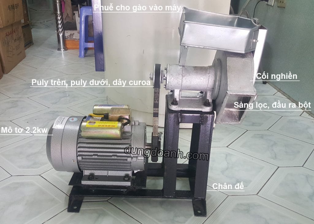 Máy xay bột khô siêu mịn 2200W