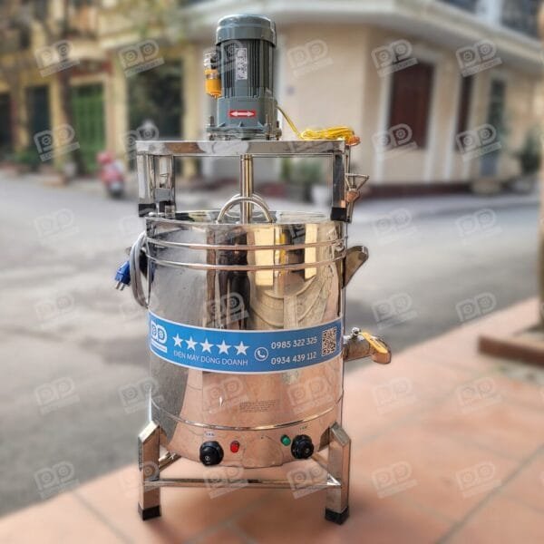 Nồi khuấy nhiệt dầu 3 lớp 50 lít Dũng Doanh