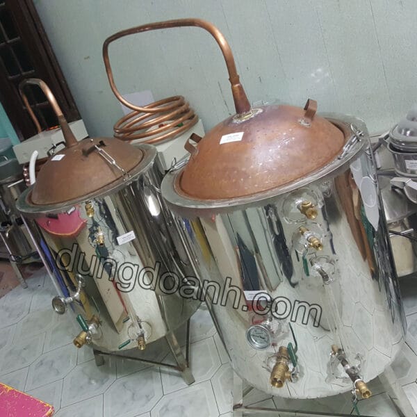 Nồi nấu rượu bằng điện dung tích 140 lít
