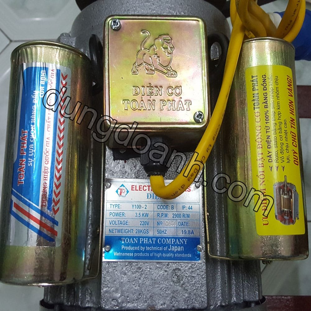 Mô tơ 100% cuộn đồng 3.5kw 2900 vòng/phút