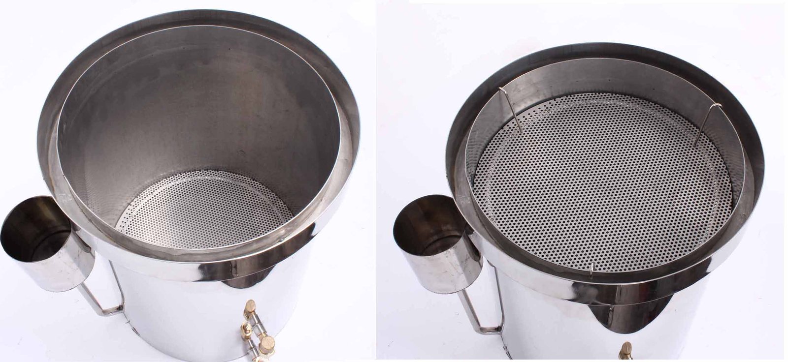 Nồi có một tấm chắn đáy để bạn để ngũ cốc lên men lên