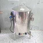 Nồi đồ xôi bằng điện inox 2 lớp 15 kg 22 Nồi đồ xôi bằng điện inox 2 lớp 15kg gạo