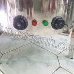 Nồi đồ xôi bằng điện inox 2 lớp 15 kg 30 Chiết áp điều khiển nồi