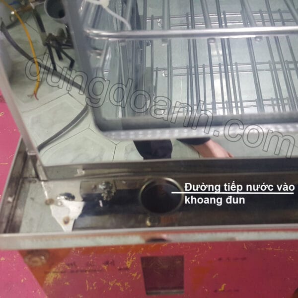 Đường tiếp nước vào khoang đun