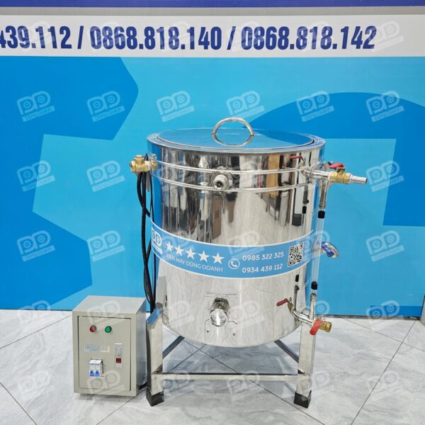 Các bộ phận như van sục hơi có thể tháo rời hoàn toàn, giúp việc làm sạch nồi sau mỗi lần nấu trở nên cực kỳ đơn giản.