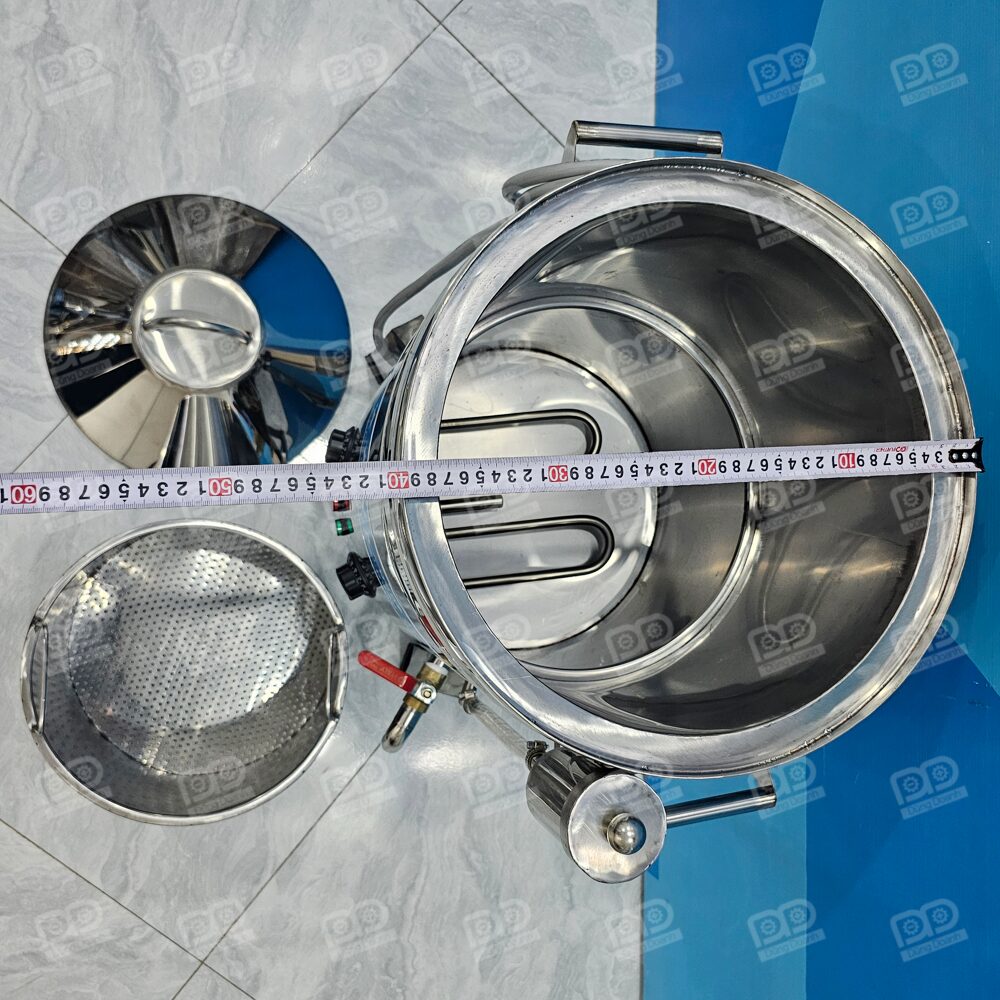 Nồi đồ xôi bằng điện inox 2 lớp 7kg 19 Tiết kiệm thời gian với công suất 4kW mạnh mẽ, đun sôi cực nhanh.
