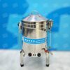 Nồi đồ xôi điện công nghiệp inox 2 lớp 10 kg 14 Nồi đồ xôi 10kg với dáng hình trụ thanh gọn, tiết kiệm diện tích cho mọi quán ăn.