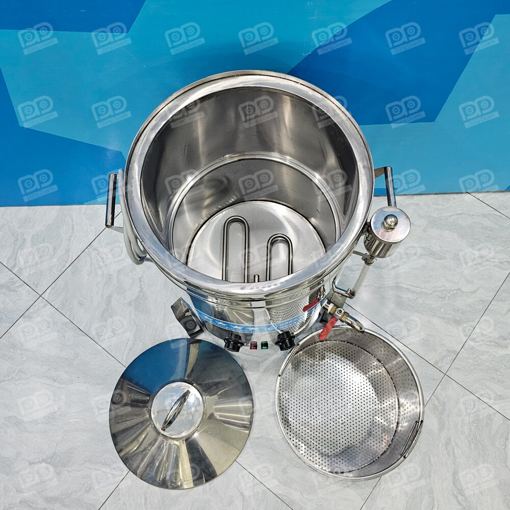 Nồi đồ xôi điện công nghiệp inox 2 lớp 10 kg 17 Đồ xôi ngon chưa bao giờ dễ dàng hơn với nồi đồ xôi điện tích hợp thanh nhiệt công suất cao.
