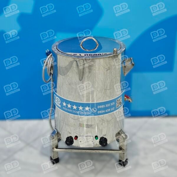 Nồi inox nhiệt dầu 3 lớp nấu cháo nấu chè nấu thạch