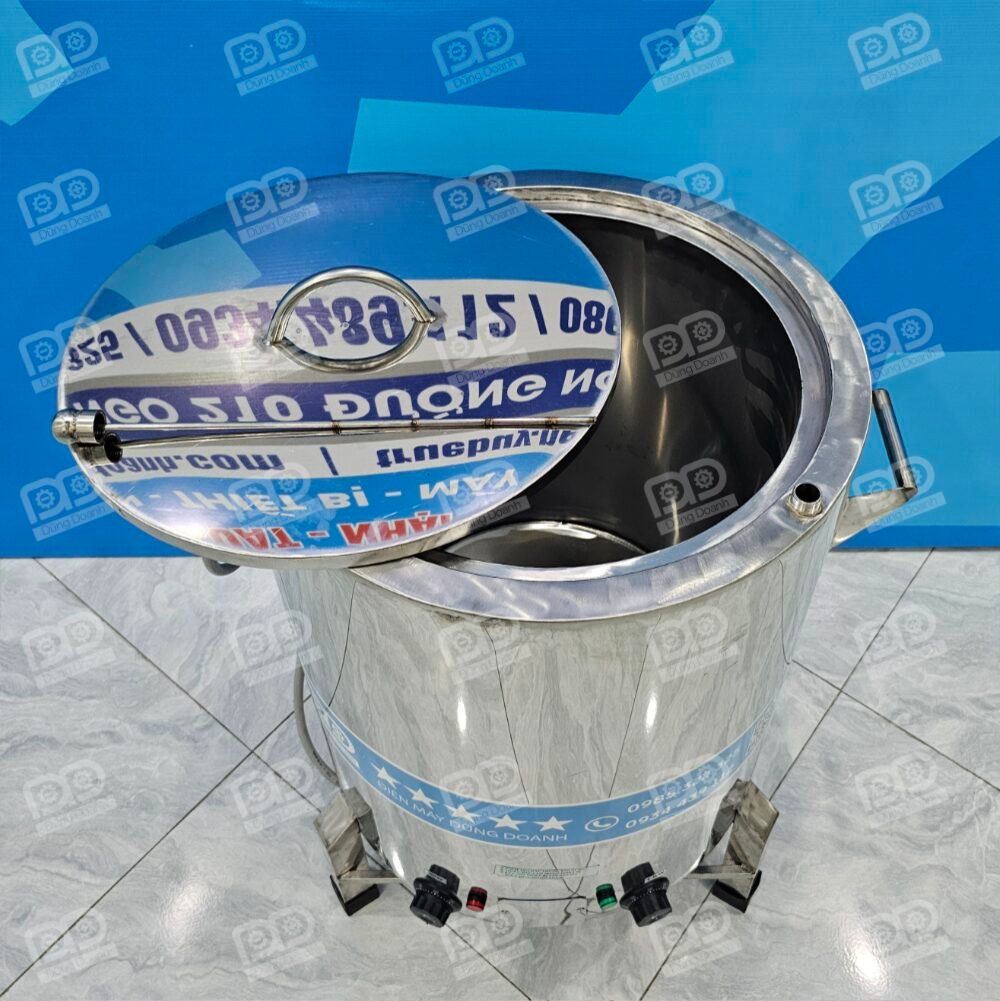 Nồi inox nhiệt dầu 3 lớp inox tiết kiệm điện năng