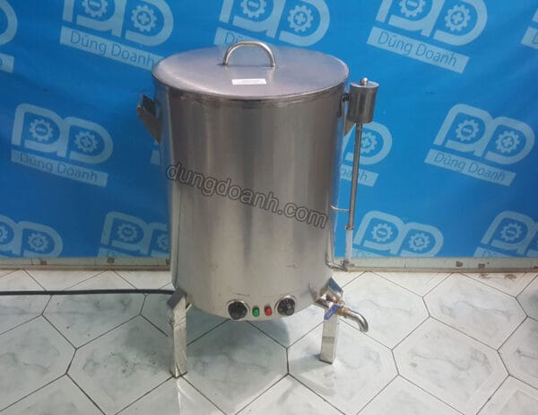 Nồi luộc bánh chưng bằng điện inox 2 lớp