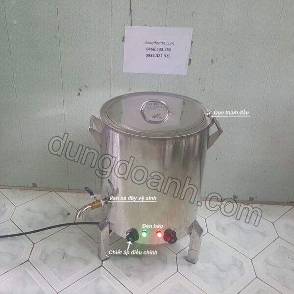 Nồi nấu cháo bằng điện công nghiệp Dũng Doanh