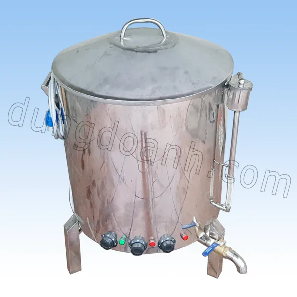 Nồi inox đa năng công nghiệp inox 2 lớp 150 lít