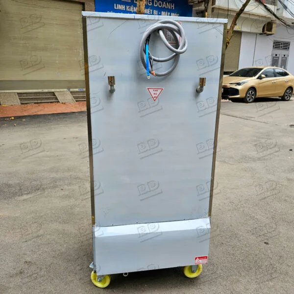 Tủ nấu cơm điện 10 khay có hẹn giờ và giữ nóng - Ảnh 3