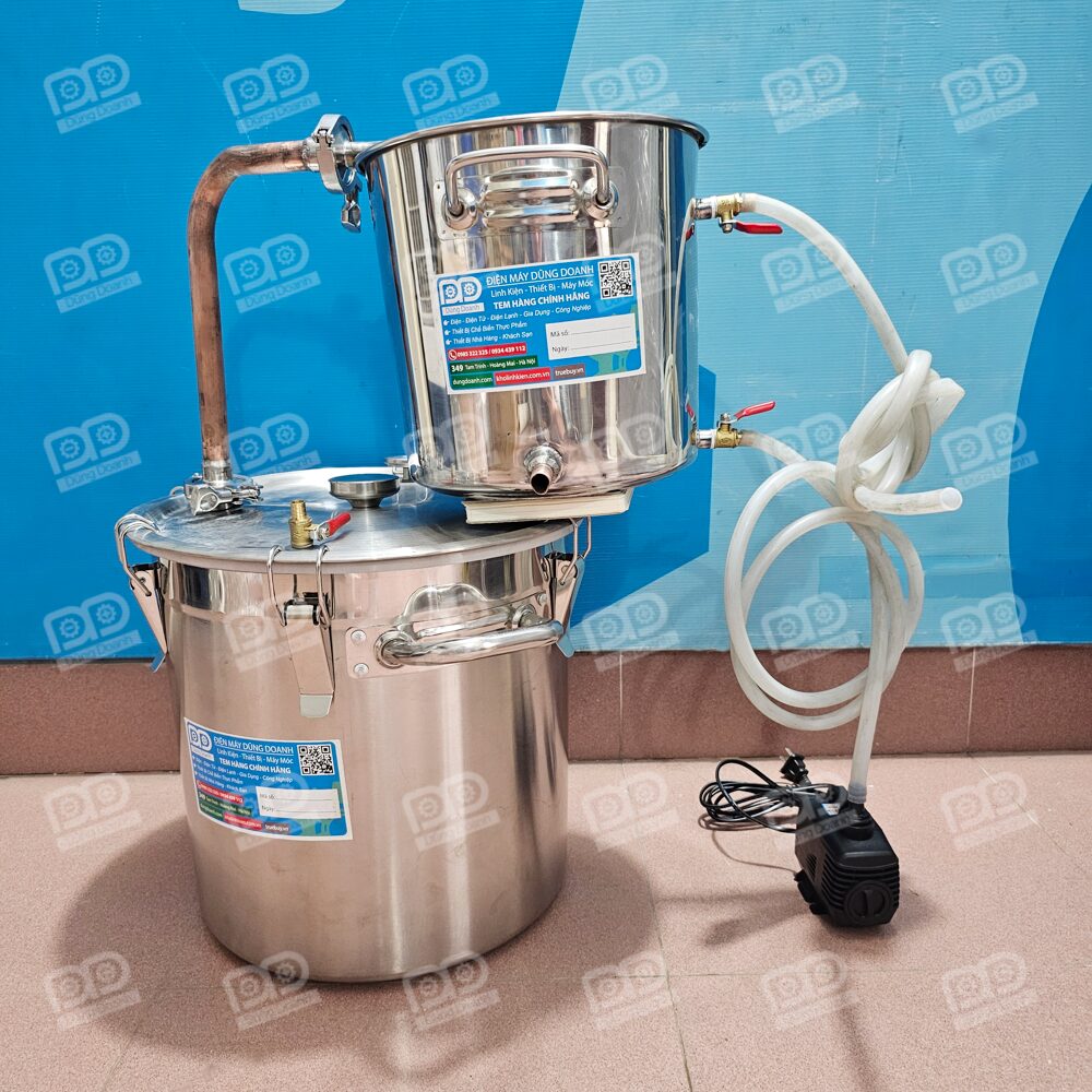 Lắp ráp thùng lạnh và nồi đun nhanh chóng qua các khớp nối nhanh