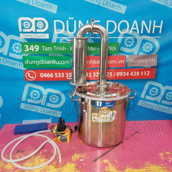 Alternative view of Nồi chưng cất tinh dầu 20-30-50-70 lít gas củi bếp từ